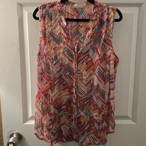 Daniel Rainn Colorful Sleeveless Women's Top